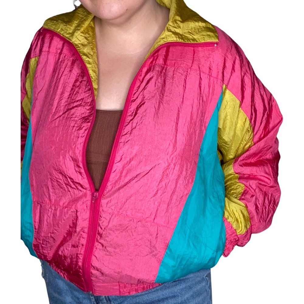 Vintage colorblock windbreaker - Picture 2 of 6